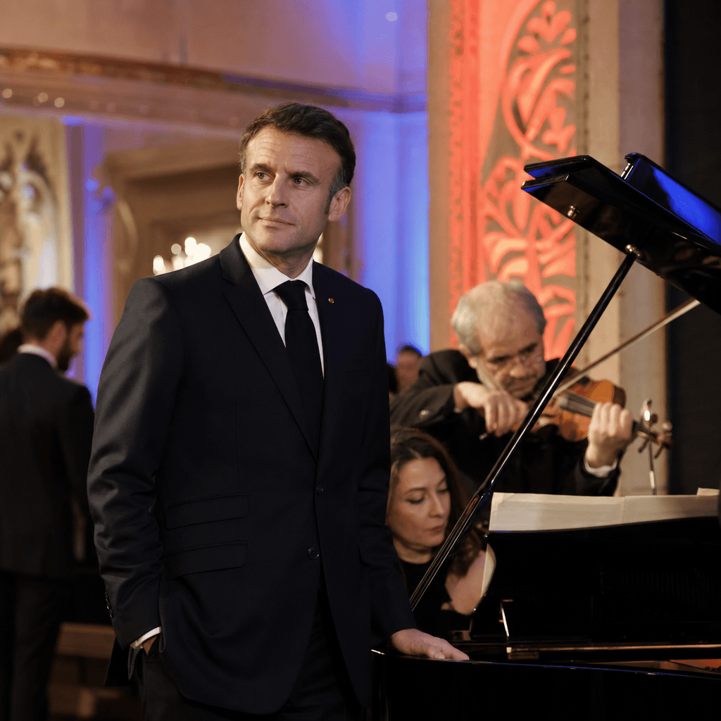 Macron's Aznavour Serenade