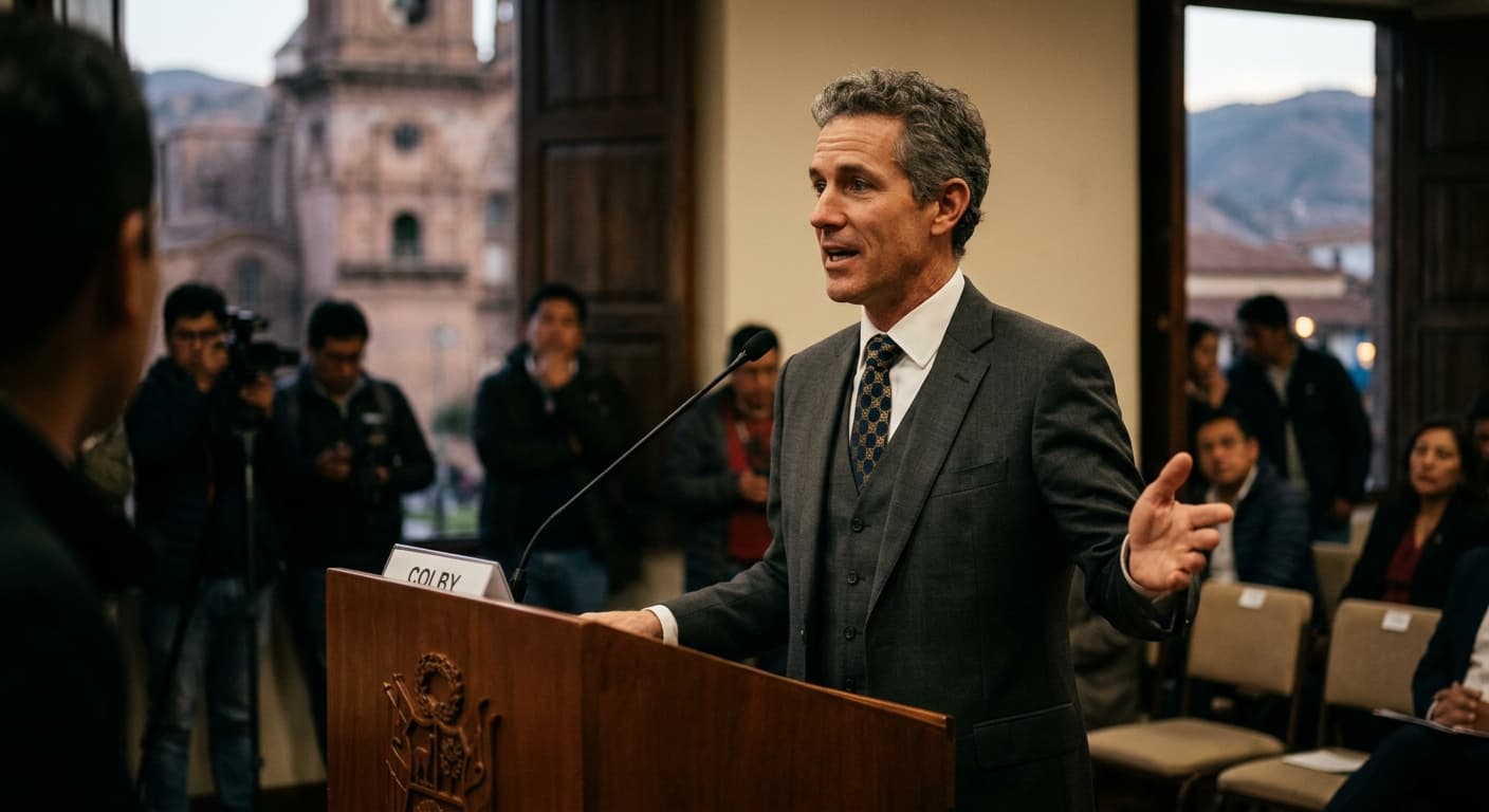 Colby's Cusco Speech on Donroe Doctrine