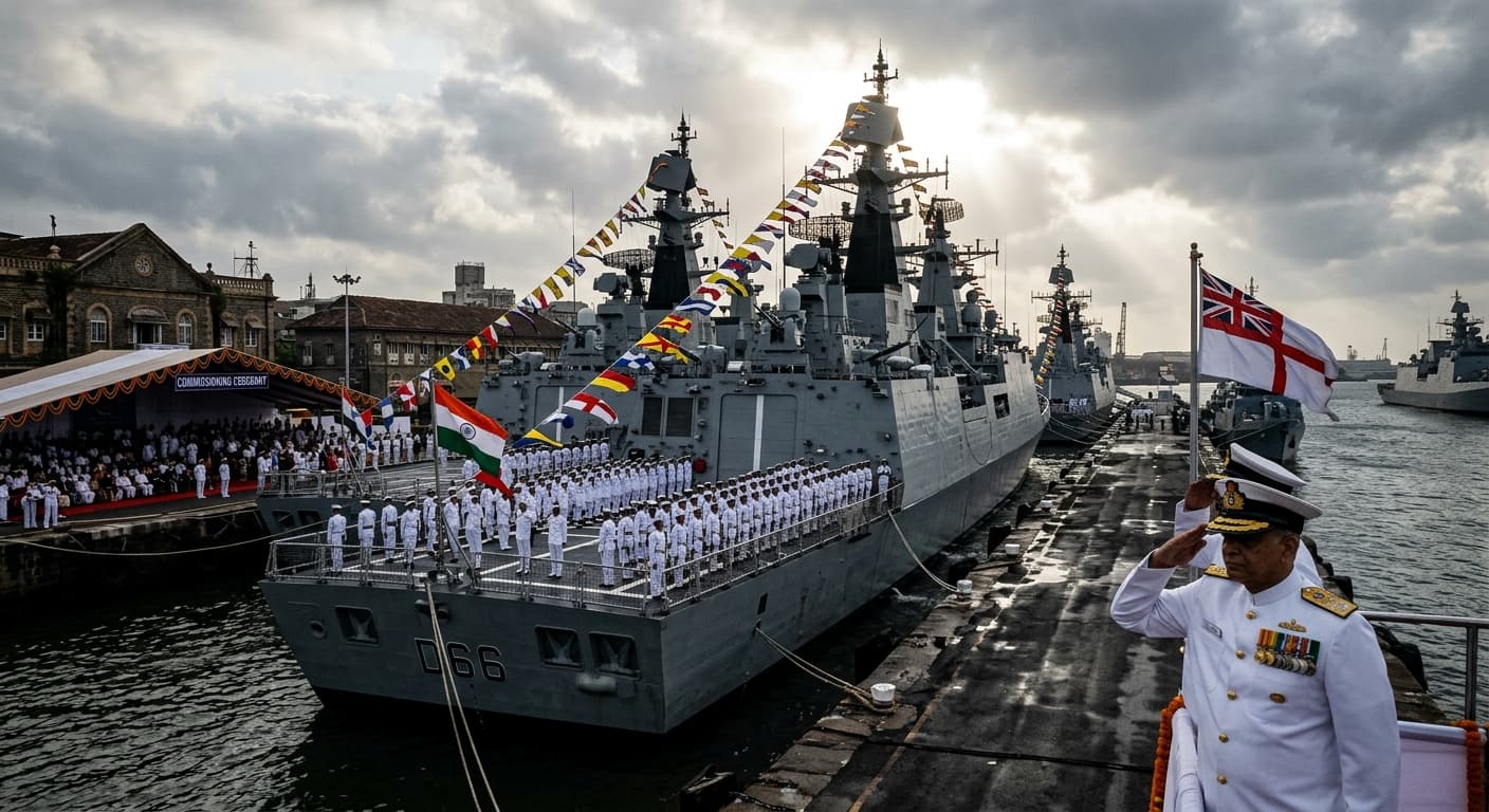 India Naval Edge: Three Ships Commissioned