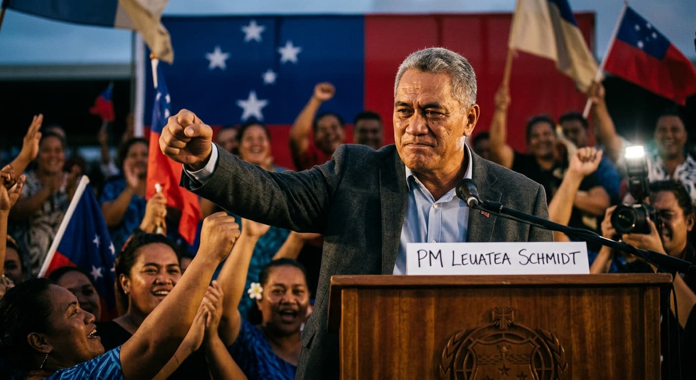 Samoa's New PM Wins Landslide Election