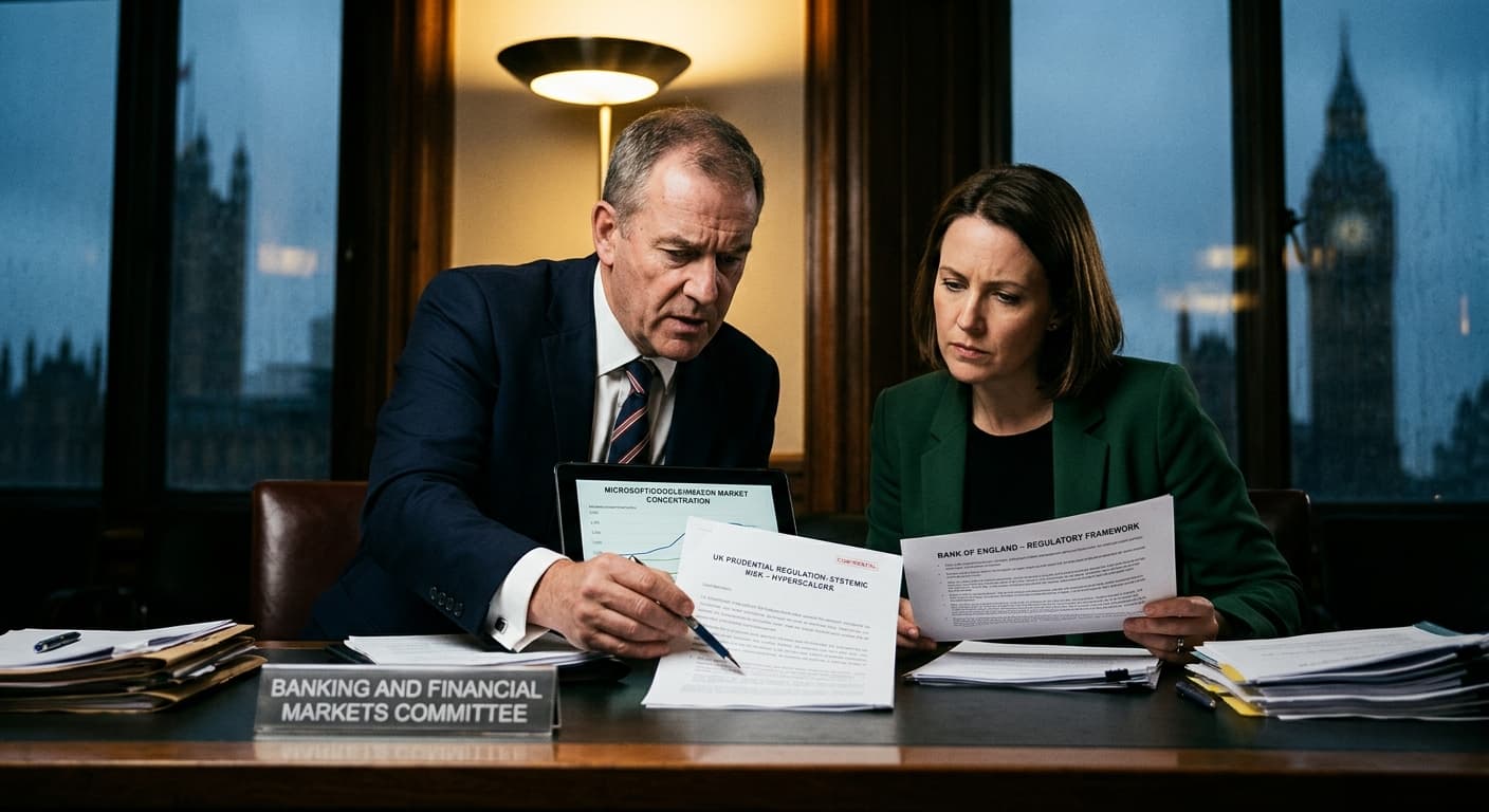 UK puts Microsoft, Google, Amazon under bank-
