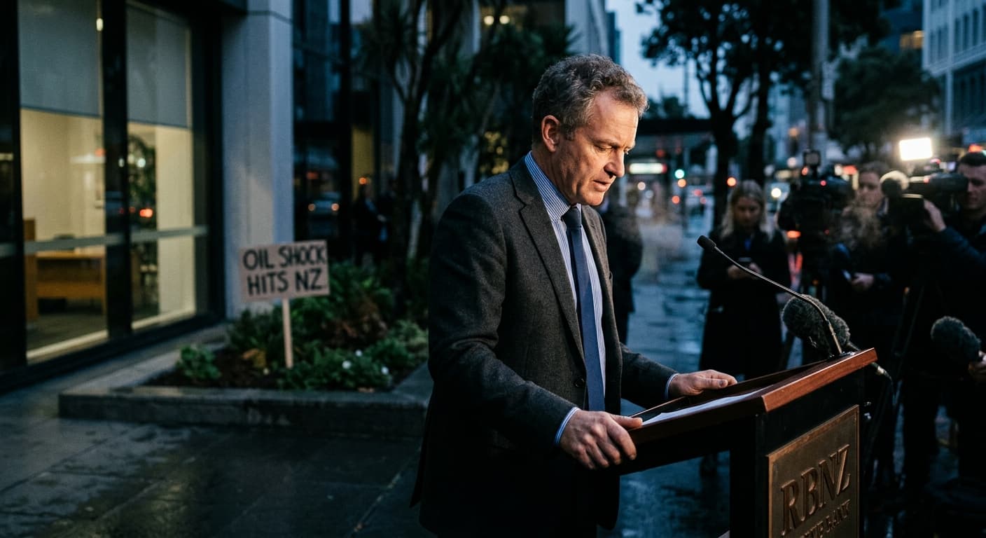 RBNZ Raises Cash Rate to 2.50% Amid Oil Shock