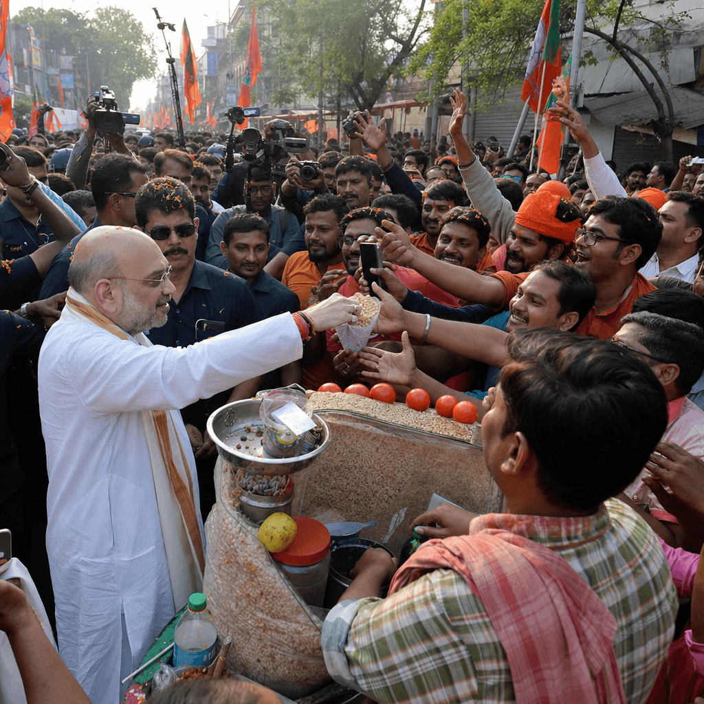BJP's Jhalmuri Symbolizes Bengal Victory