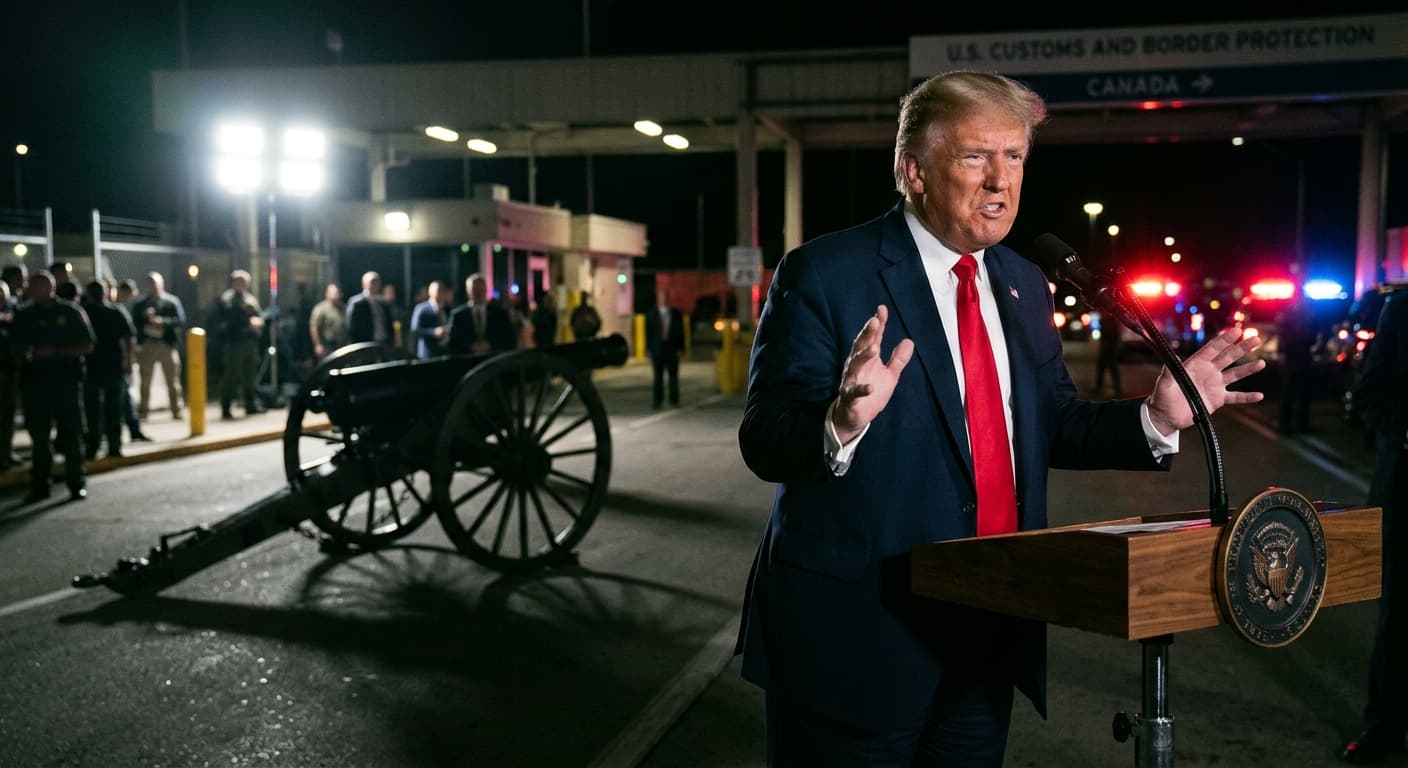 Trump Fires 96-Year-Old Tariff Cannon at