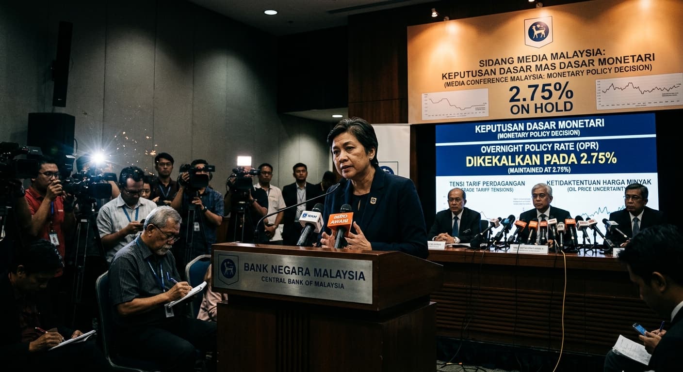 BNM Holds OPR at 2.75% Amid Tariff and Oil Sh