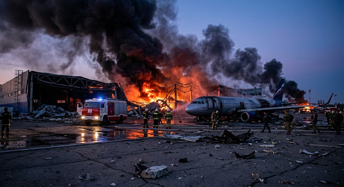 Ukrainian Missiles Hit Belgorod Airport