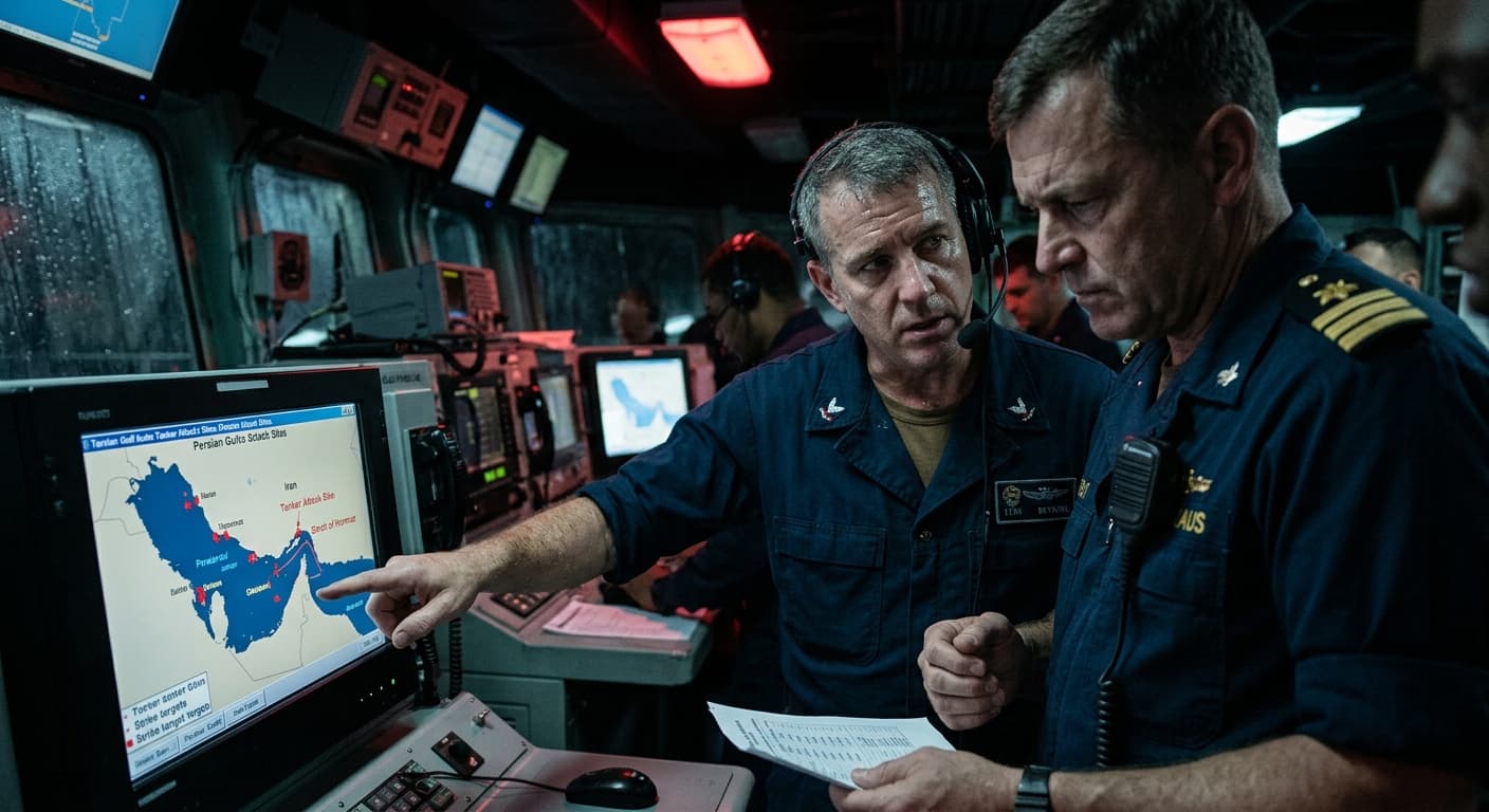US Strikes Iran After Hormuz Tanker Attacks