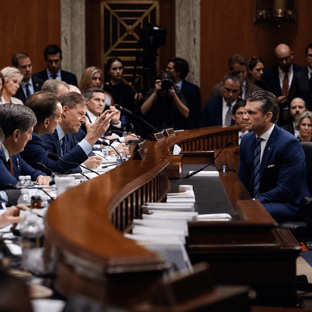 Hegseth's Iran Hearing Sparks Budget Clash