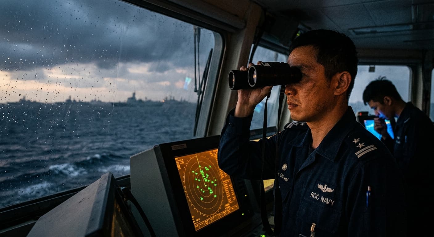 Taiwan Tracks Record 110 Chinese Warships