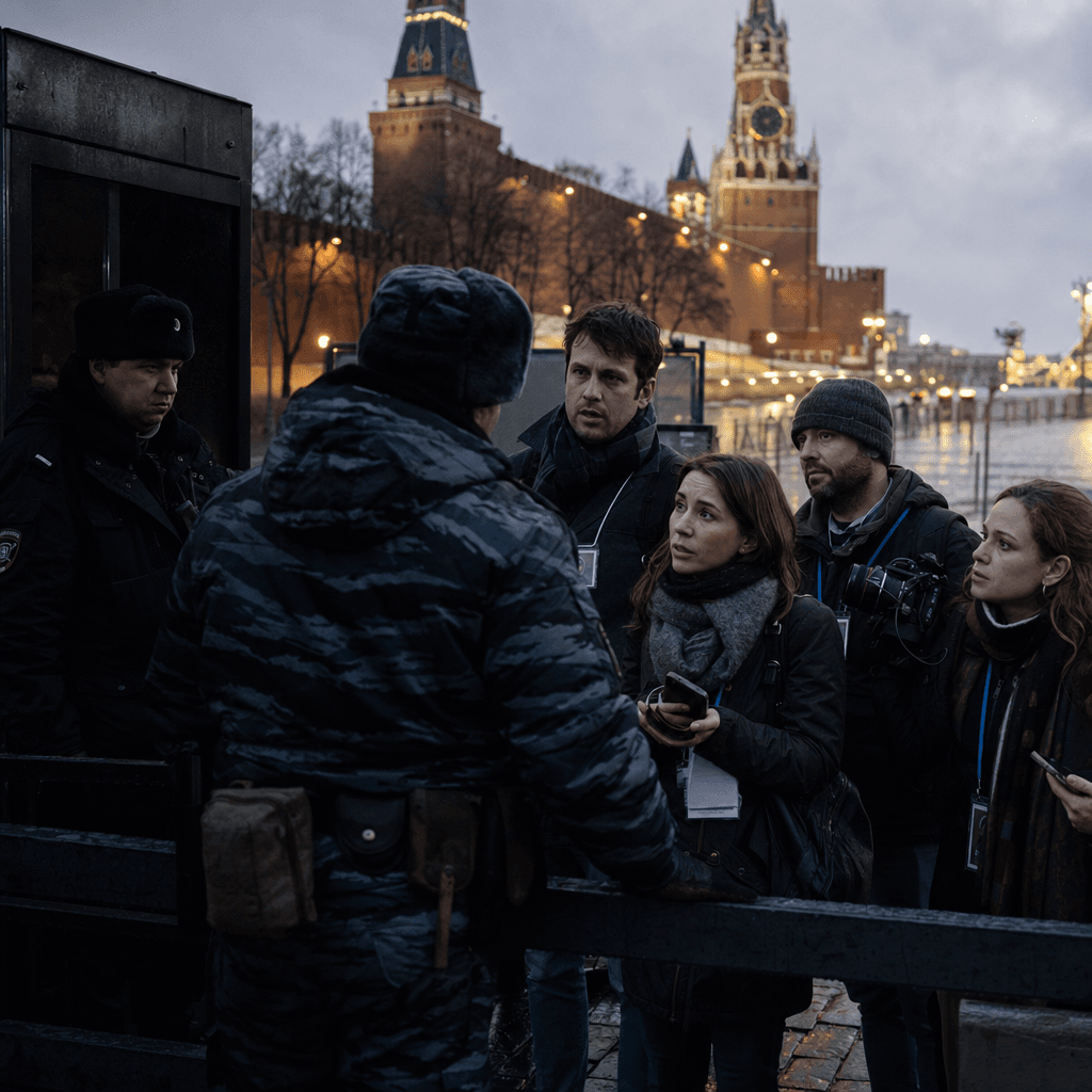 Kremlin Bars British Journalists Amid Tension