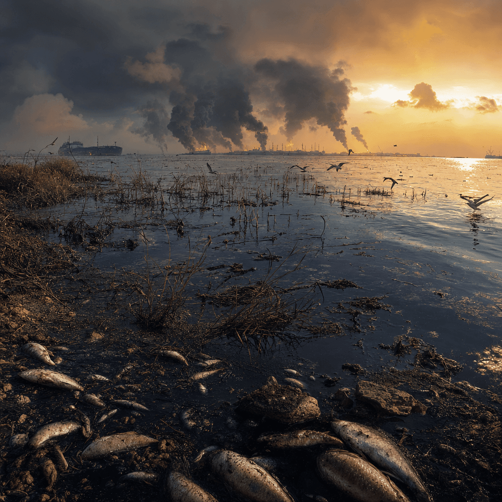 Gulf Pollution Crisis Amid Ongoing War