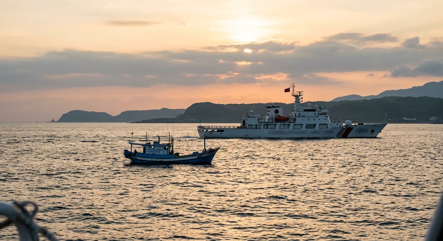 China's Coast Guard Patrols East of Taiwan