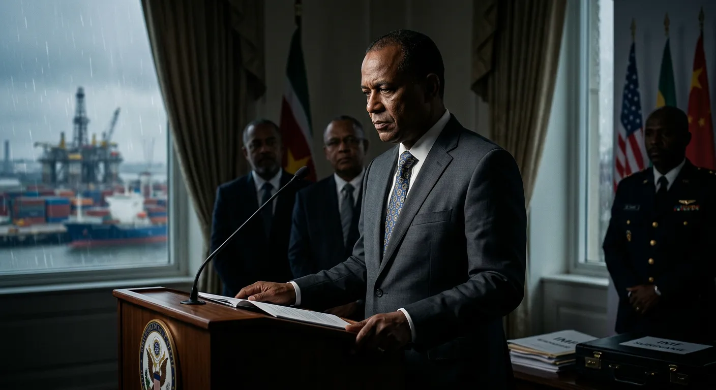 Suriname's New President Balances Oil and Aid