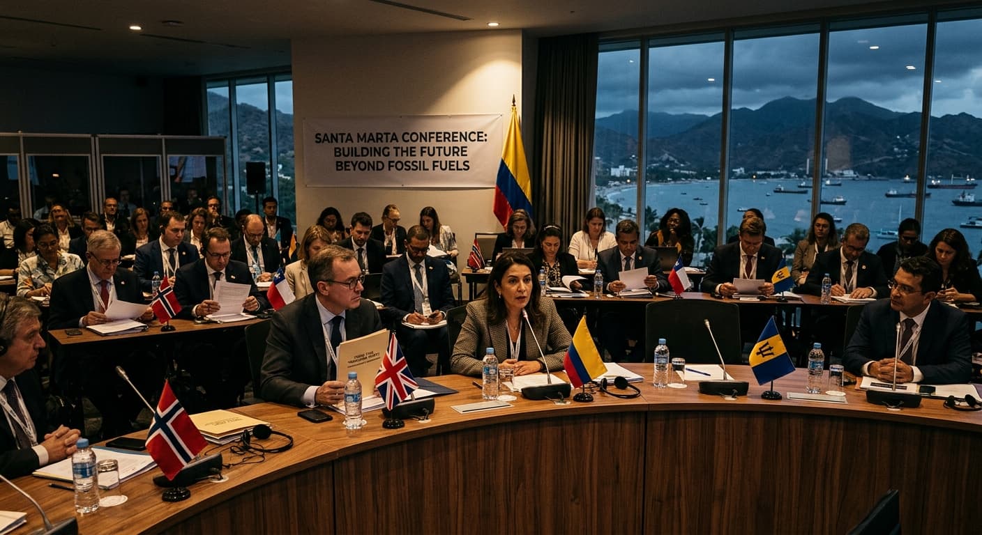 Santa Marta's parallel track: fossil-fuel end