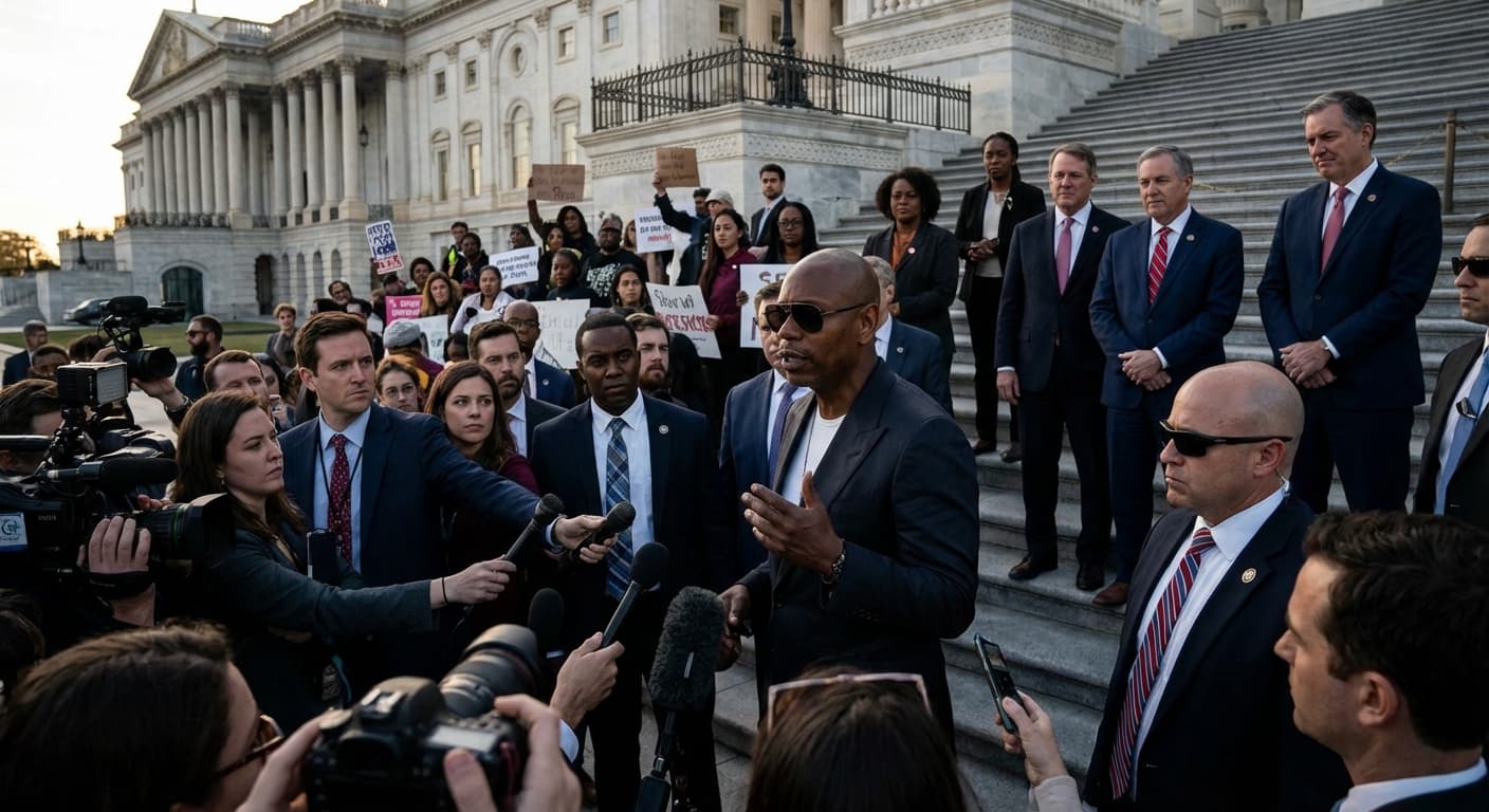 Dave Chappelle's Capitol Hill Visit