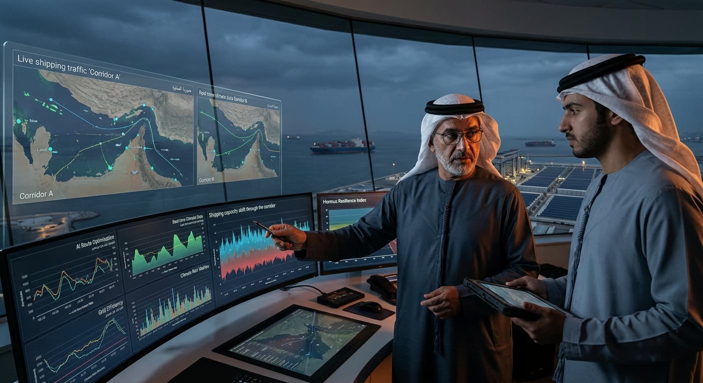 Hormuz Corridors: Gulf's Climate and AI Hedge