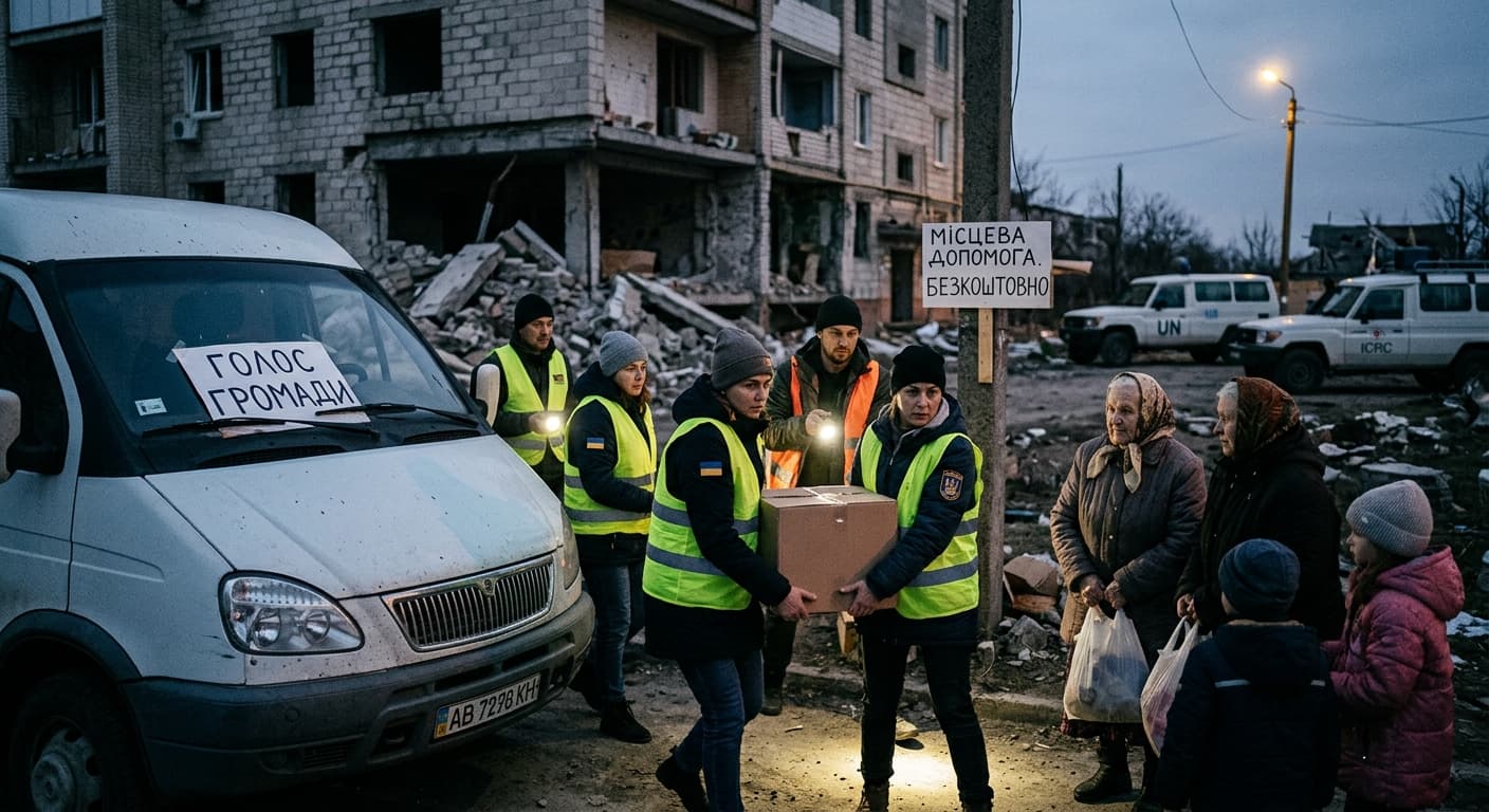 Ukraine's local aid groups outperform but get
