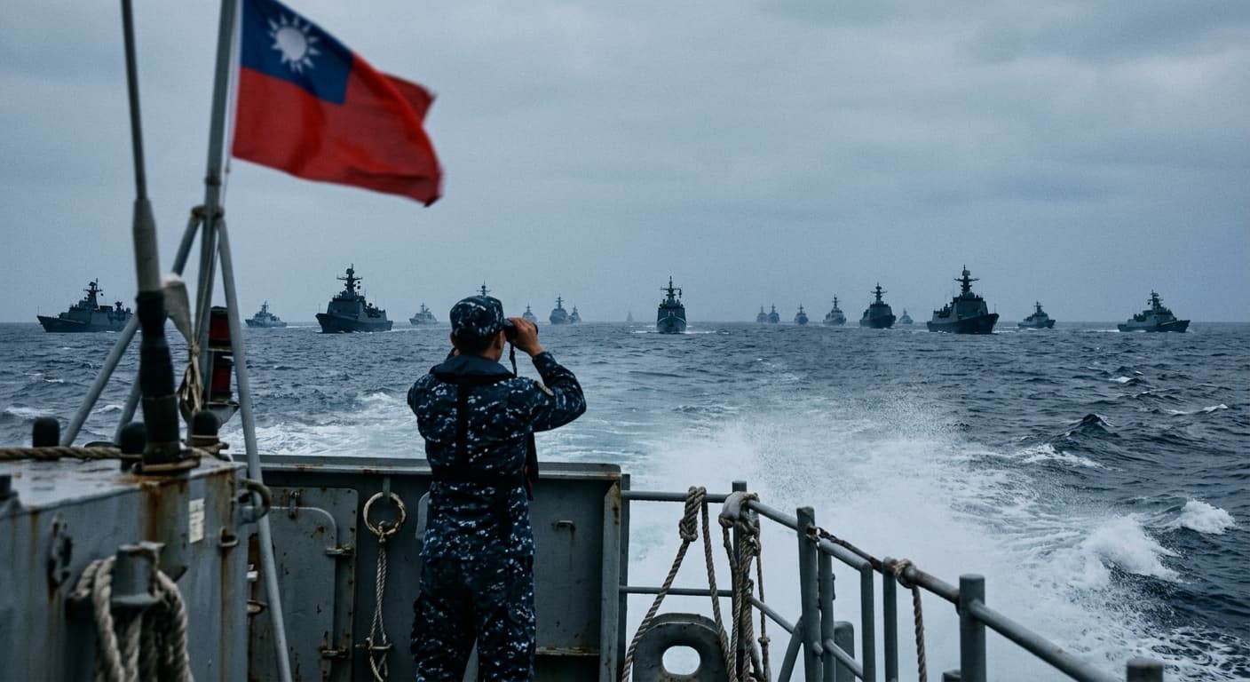 China's 110-Ship Record Reshapes Taiwan's Def