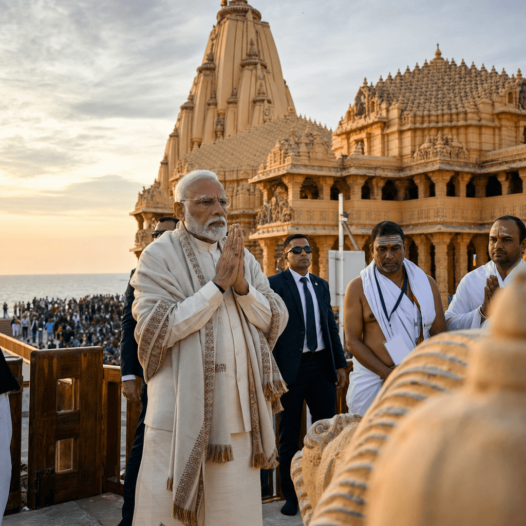 Modi's Somnath Visit