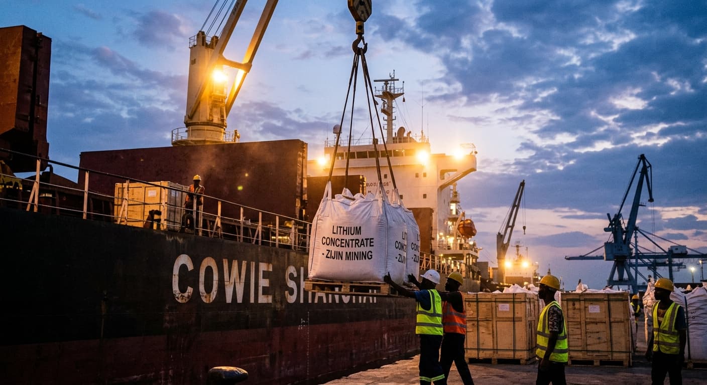 Congo Ships First Lithium, Beijing Wins Race