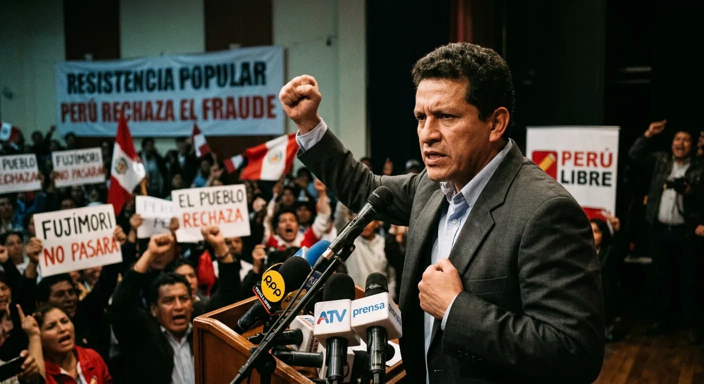 Sanchez Rejects Fujimori Victory in Peru