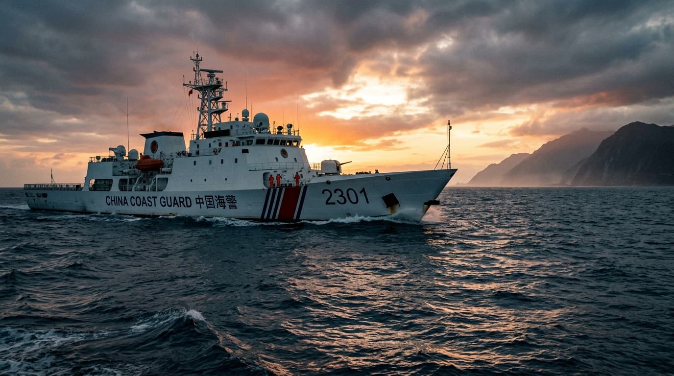 China's Coast Guard Expands Patrols Near Taiw