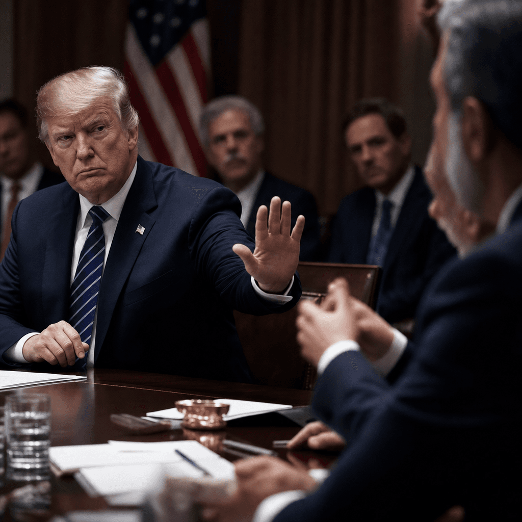 Trump Rejects Sanctions Relief in Iran Talks