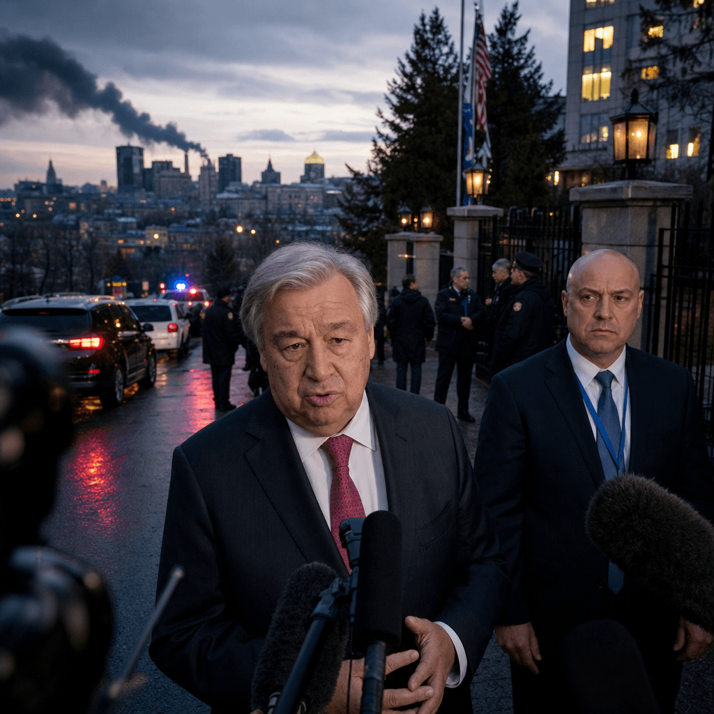 Guterres Warns Moscow’s Kyiv Threat Raises