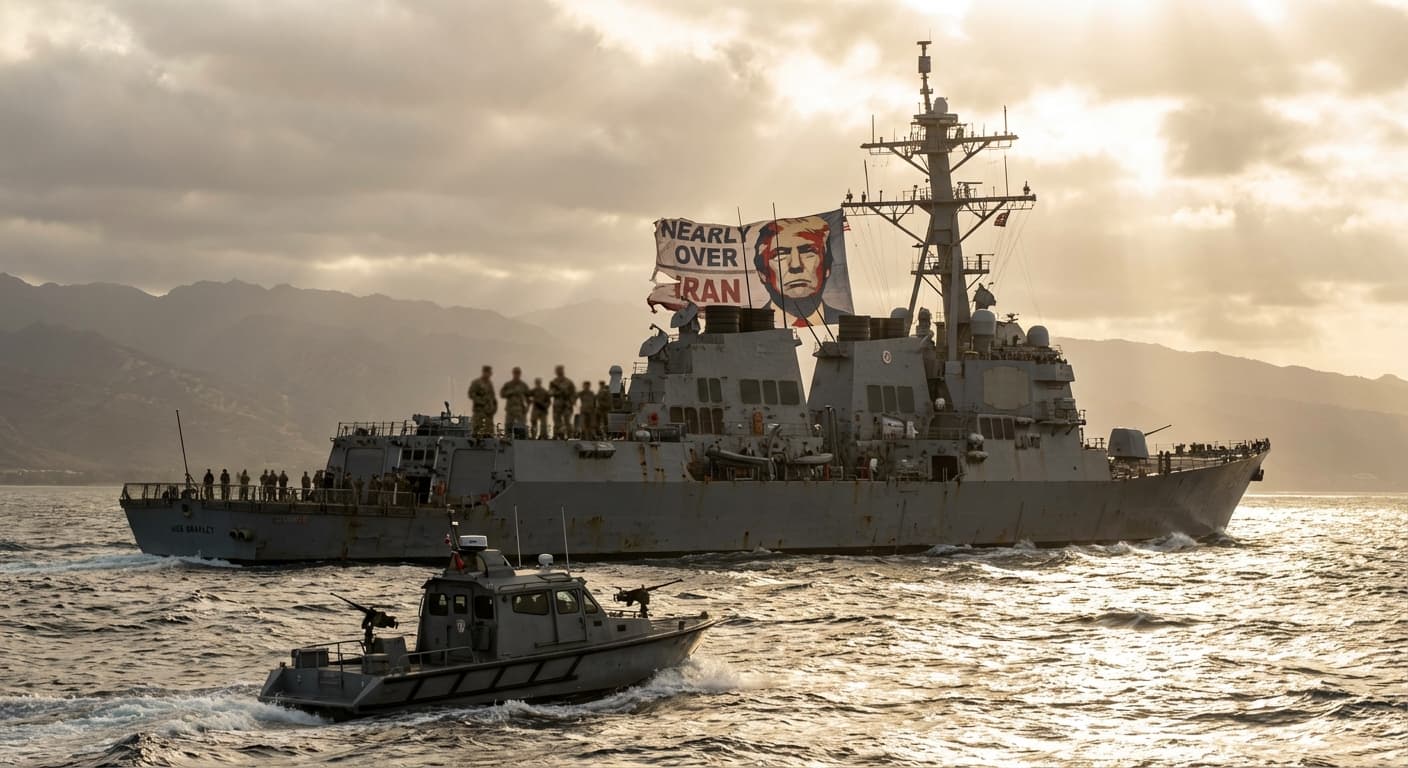 Trump Claims Iran War Nearing End Amid Block