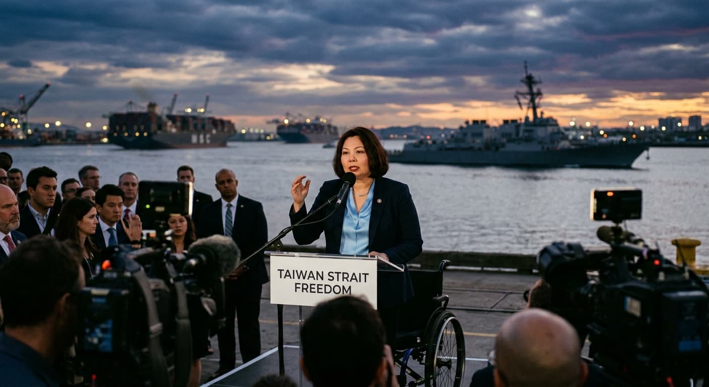 Duckworth Advocates for Taiwan Strait Freedom
