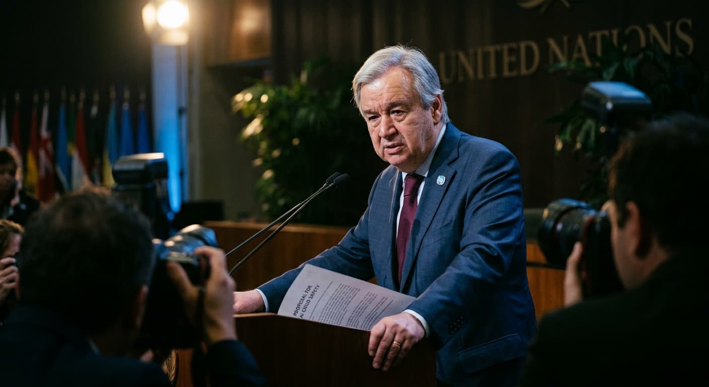 Guterres Calls for AI Child Safety Pledge