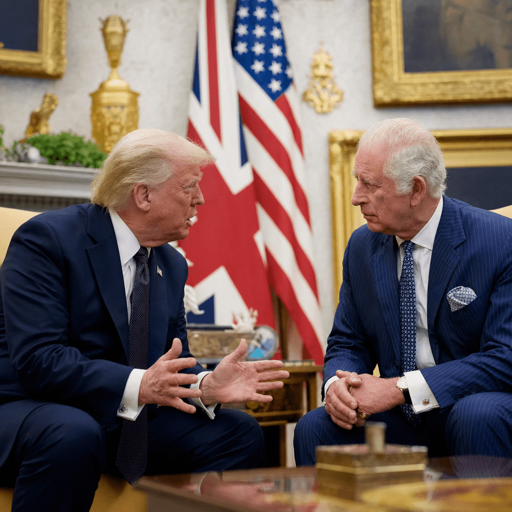 Trump and King Charles Discuss Executive Resh