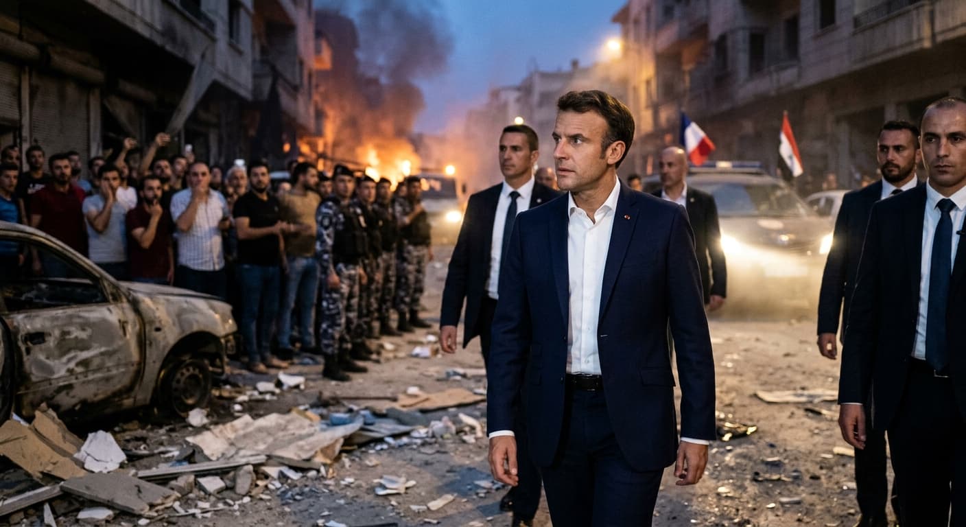 Macron's France-Syria Reset Amid Blasts