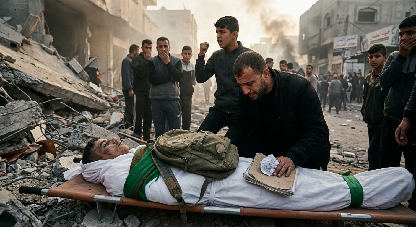 Gaza Student Killed in Israeli Strike