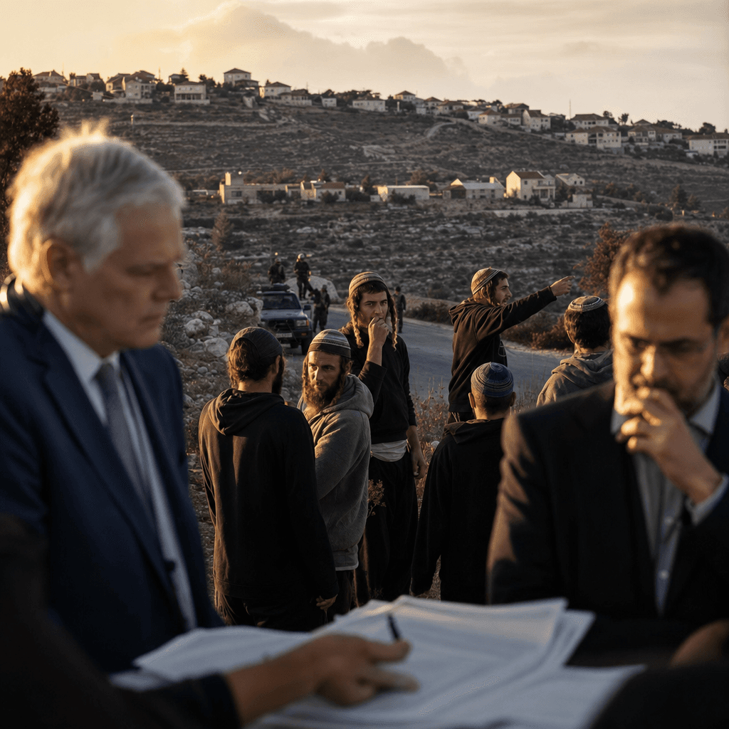 Western Allies Sanction Settlers in West Bank