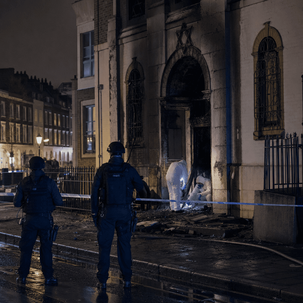 Counterterror Probe: London Synagogue Arson