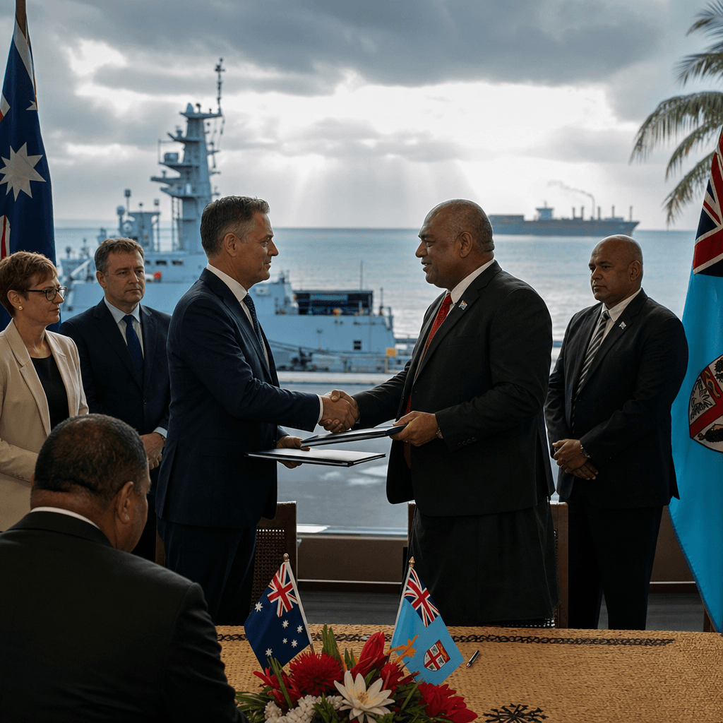 Australia's Security Pact with Fiji vs China