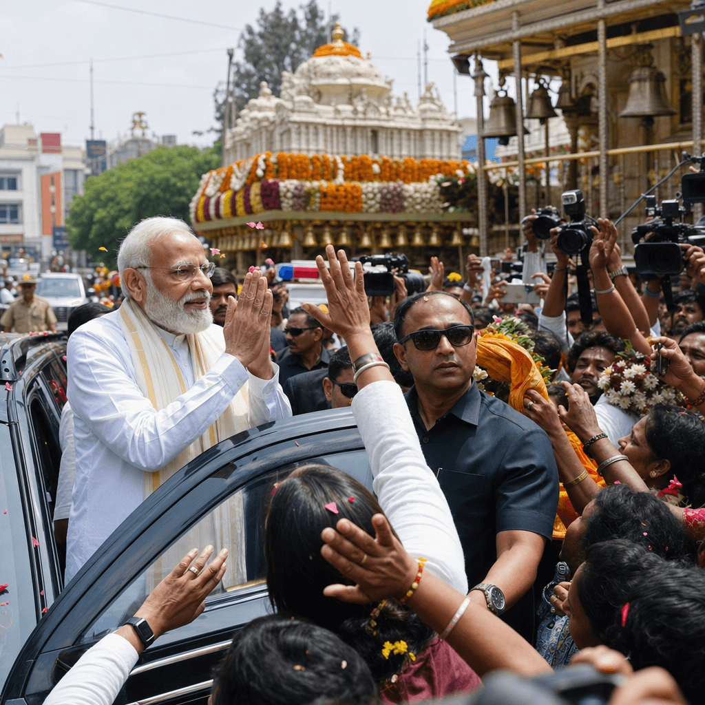 Modi's Bengaluru Visit: Faith Meets Politics