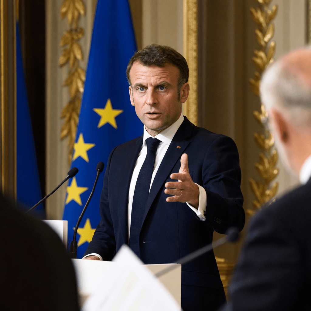 Macron Condemns US Tariff Threats Amid EU T r