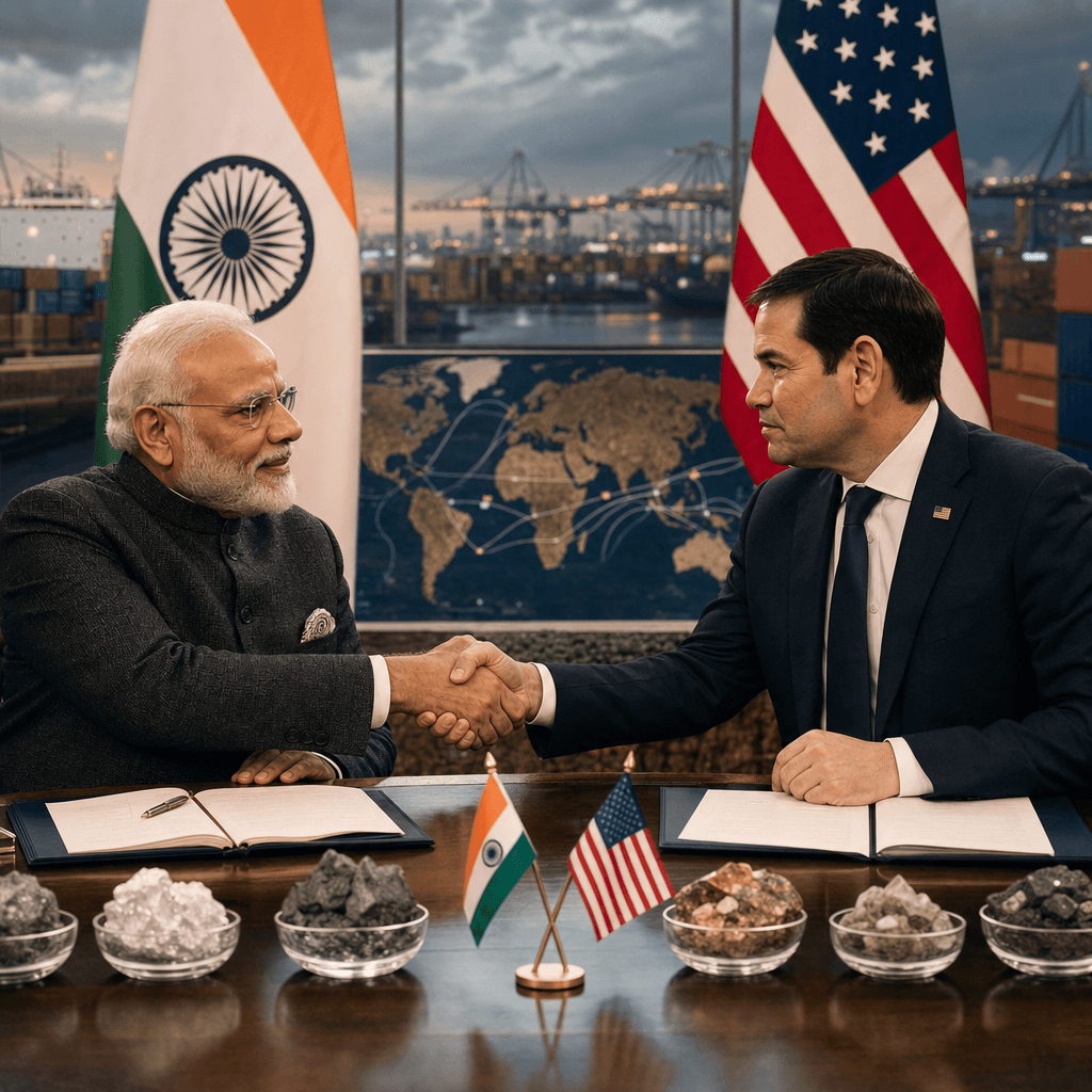 India-US Mineral Pact Exposes China Supply Ch