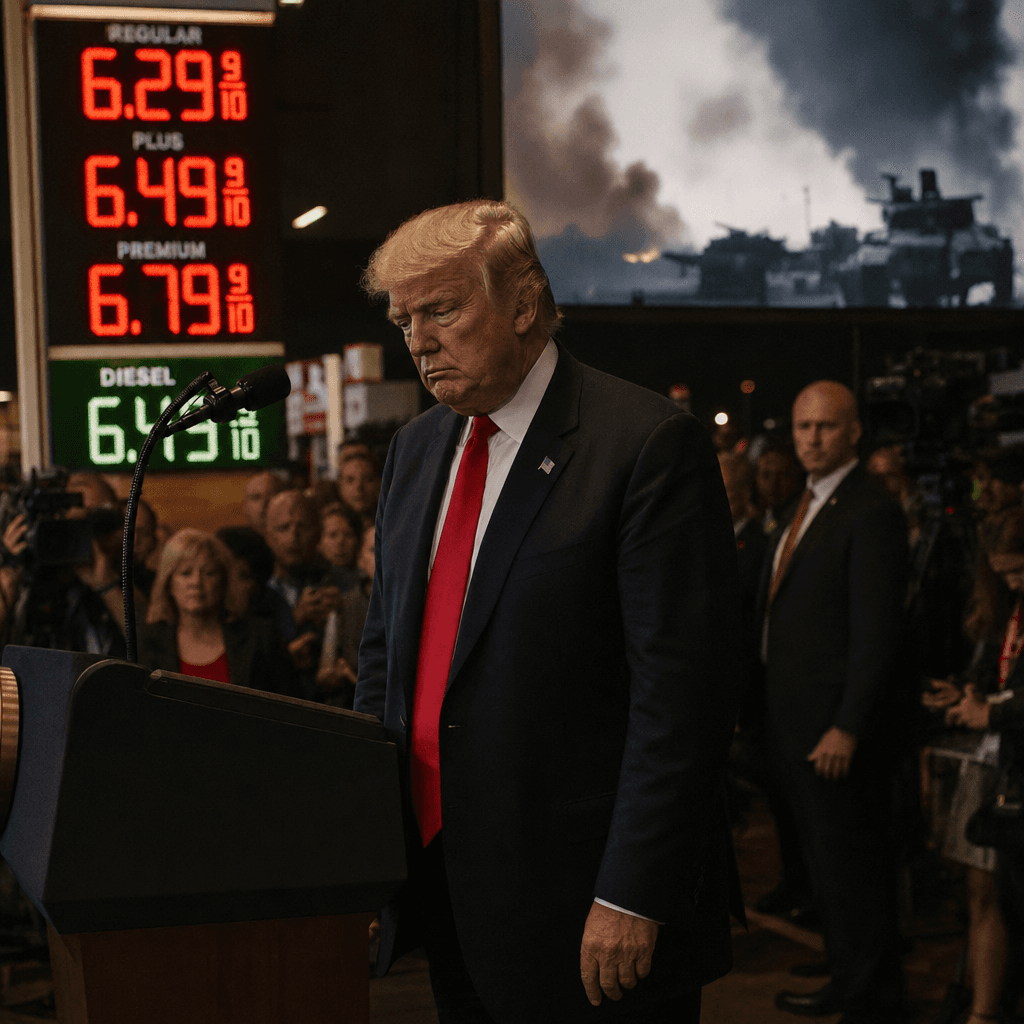 Trump's Approval Drops Amid Iran War, Gas Hic