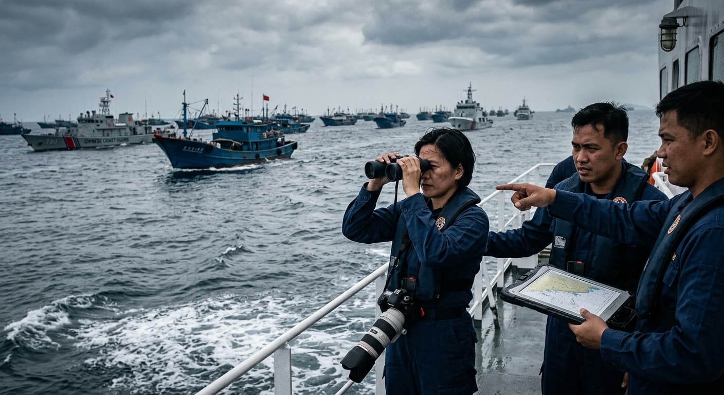 China's Maritime Gambit: 110 Ships Shift Tide