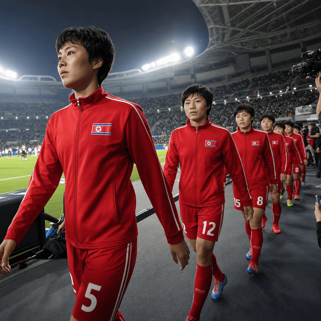 North Korea Footballers Use Seoul for Power
