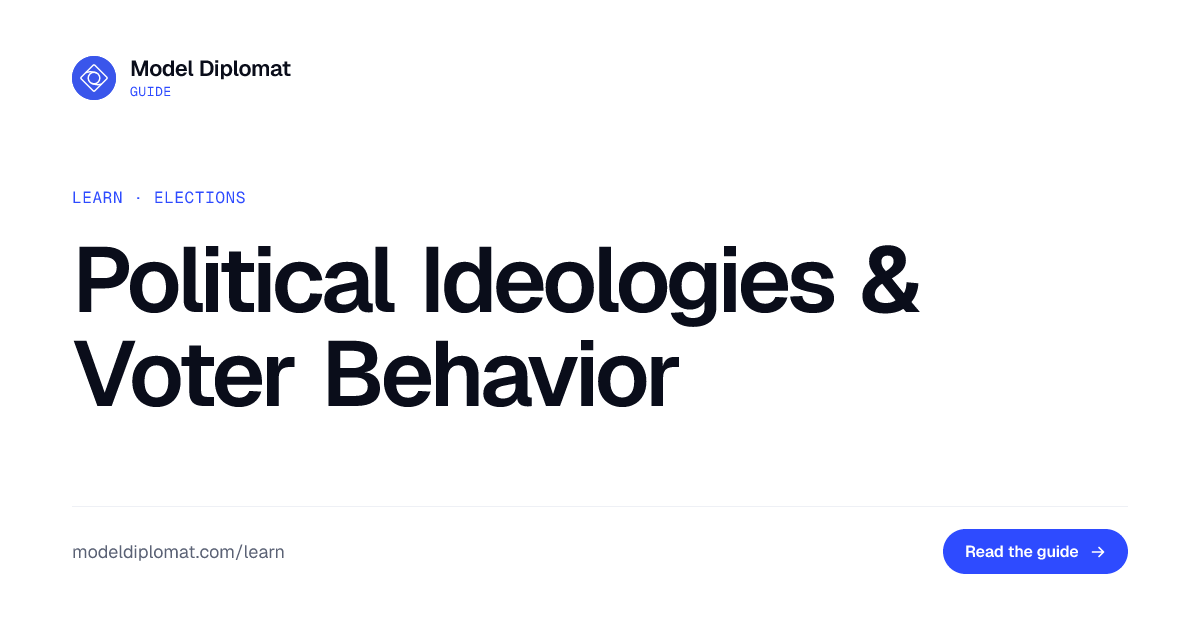 Political Ideologies & Voter Behavior | Model Diplomat