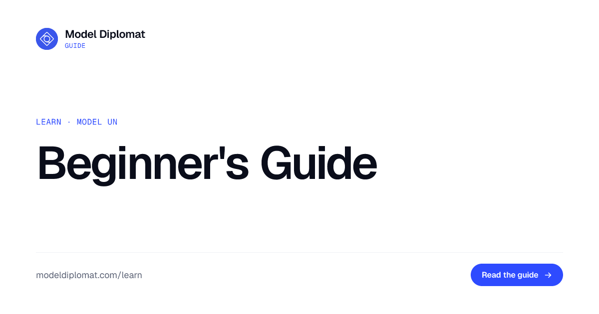 Beginner's Guide — Model Diplomat