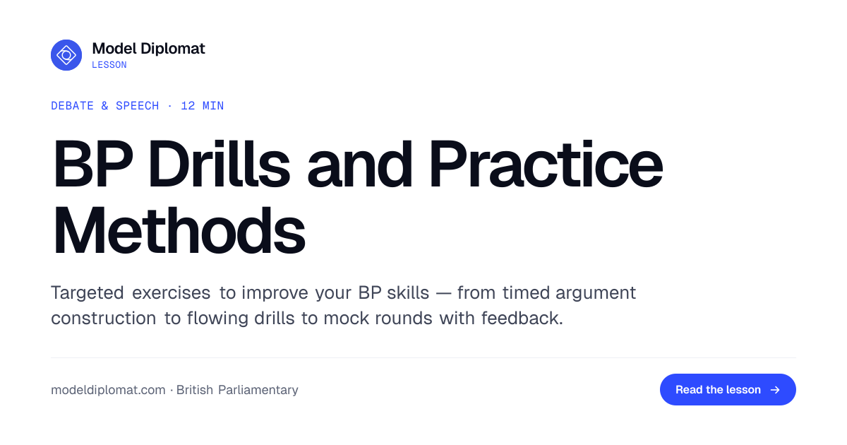 BP Drills and Practice Methods to Improve Fast