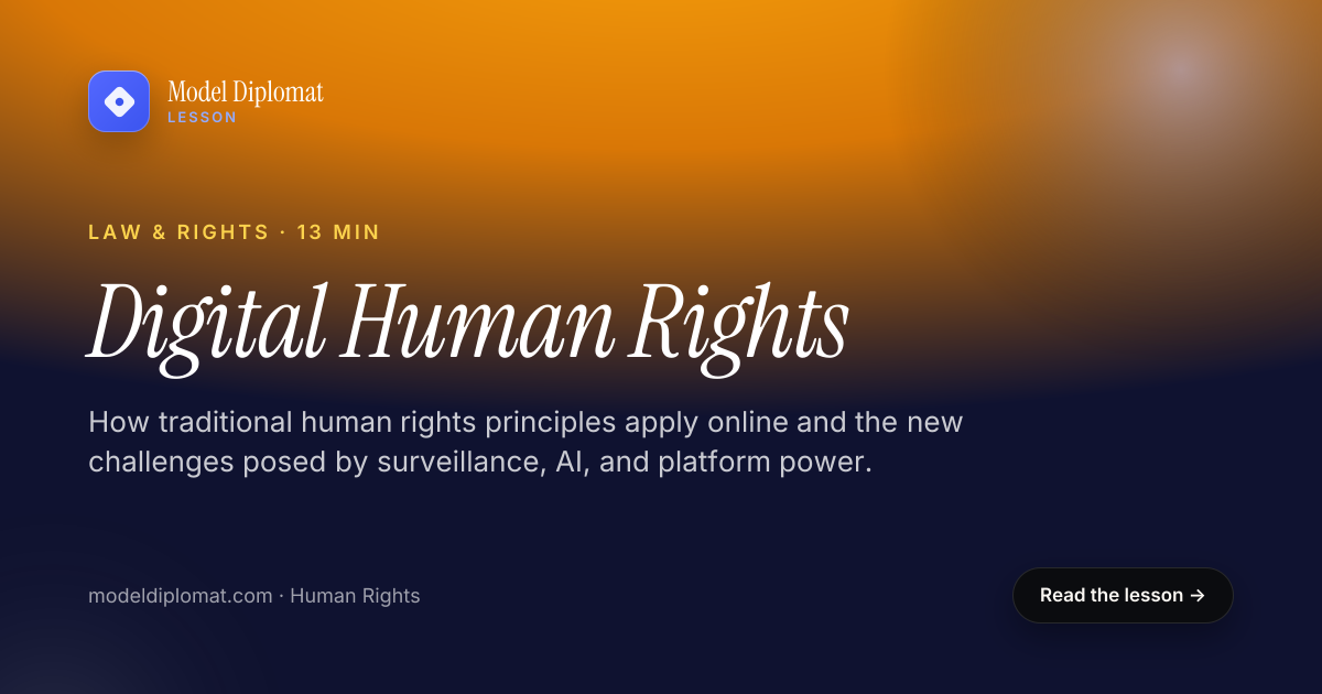 Digital Human Rights in the Online Surveillance Age