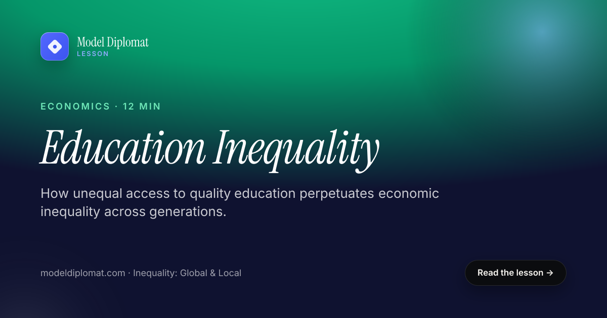 Education Inequality and the Opportunity Gap