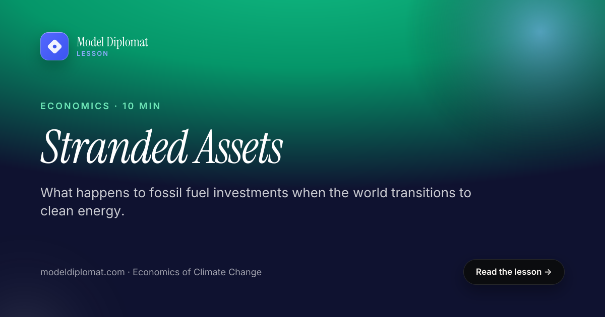 Stranded Assets: Fossil Fuel Investments at Risk