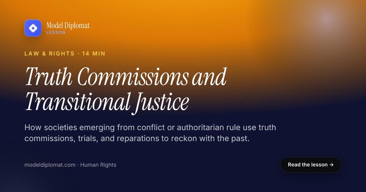 Truth Commissions and Transitional Justice Explained